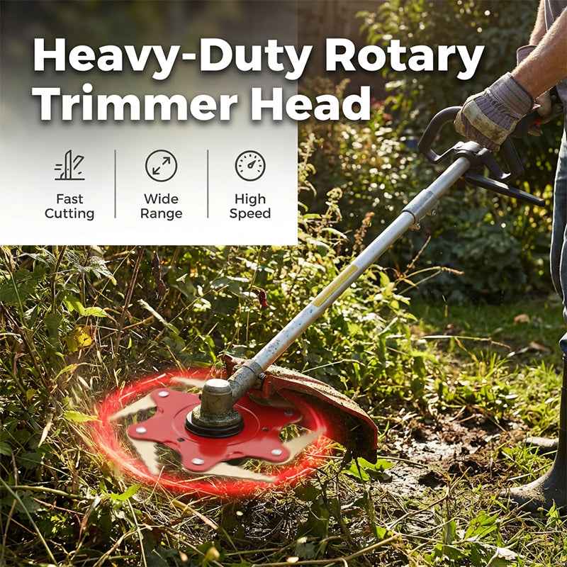 6-Blade Steel Trimmer Head