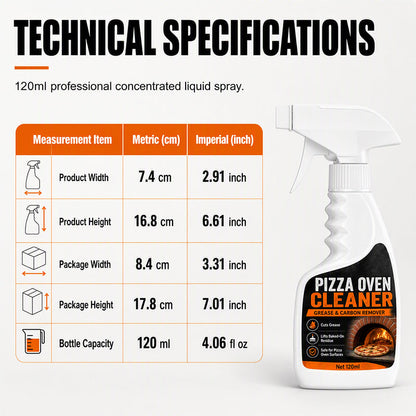 Powerful Pizza Oven Cleaner Spray