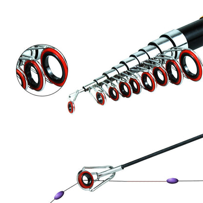 🚨⏰Only today: 50% discount!🎣🎒Complete travel fishing set + carry bag – ideal for anglers on the go