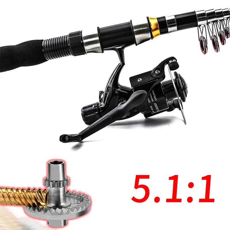 🚨⏰Only today: 50% discount!🎣🎒Complete travel fishing set + carry bag – ideal for anglers on the go