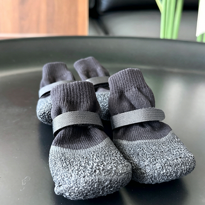 🐾 Anti-Slip Waterproof Dog Shoe Socks – Adjustable Paw Protectors for Rainy Walks & Indoor Floors