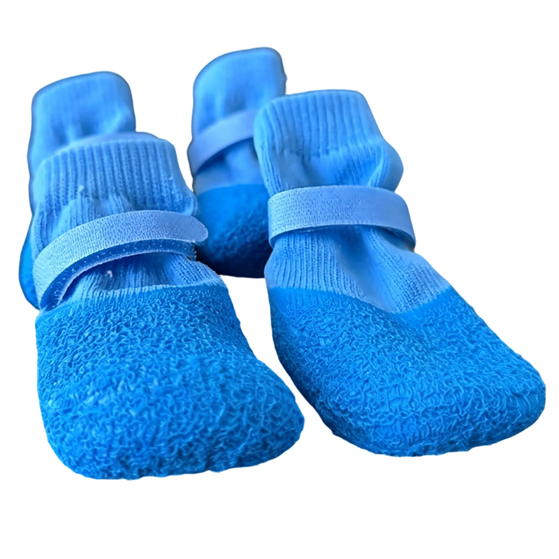 🐾 Anti-Slip Waterproof Dog Shoe Socks – Adjustable Paw Protectors for Rainy Walks & Indoor Floors