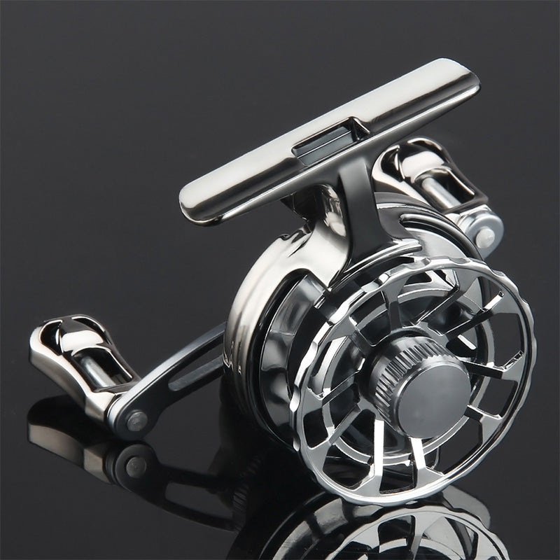 Lightweight Metal Fishing Reel with Dual Rocker Arms