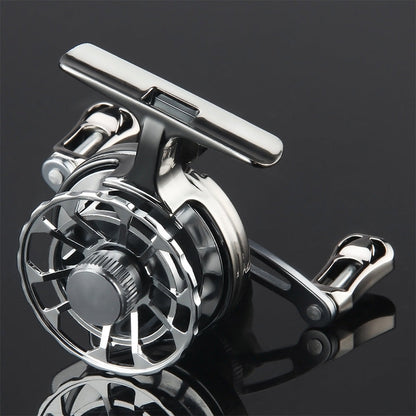 Lightweight Metal Fishing Reel with Dual Rocker Arms