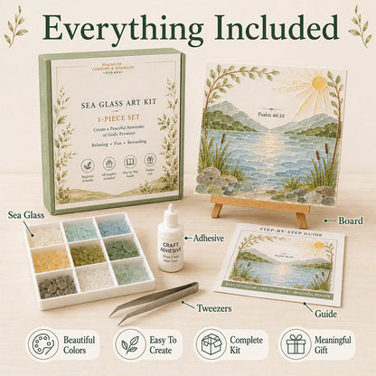 DIY Sea Glass Art Kit