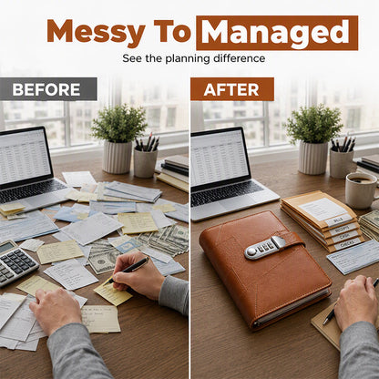 Money Saving Budget Binder with Lock