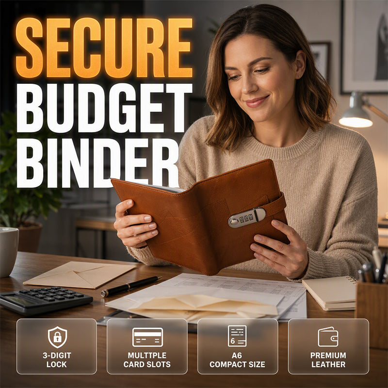 Money Saving Budget Binder with Lock