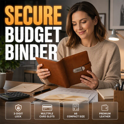 Money Saving Budget Binder with Lock