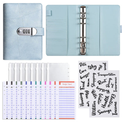 Money Saving Budget Binder with Lock