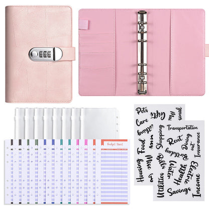 Money Saving Budget Binder with Lock