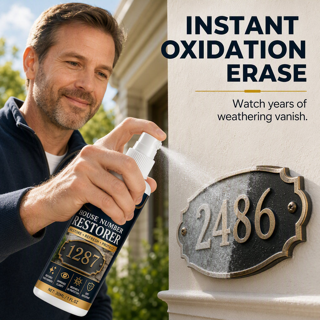 🔥Outdoor House Number Restorer Spray