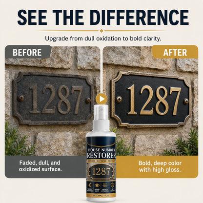 🔥Outdoor House Number Restorer Spray
