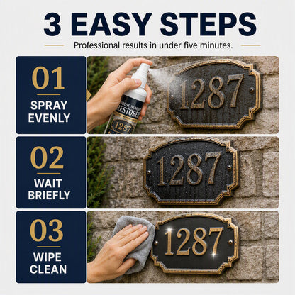 🔥Outdoor House Number Restorer Spray