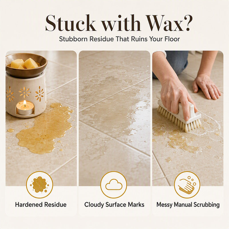🎨 Wax & Candle Residue Remover – Dissolve Stubborn Wax for a Streak-Free Shine ✨