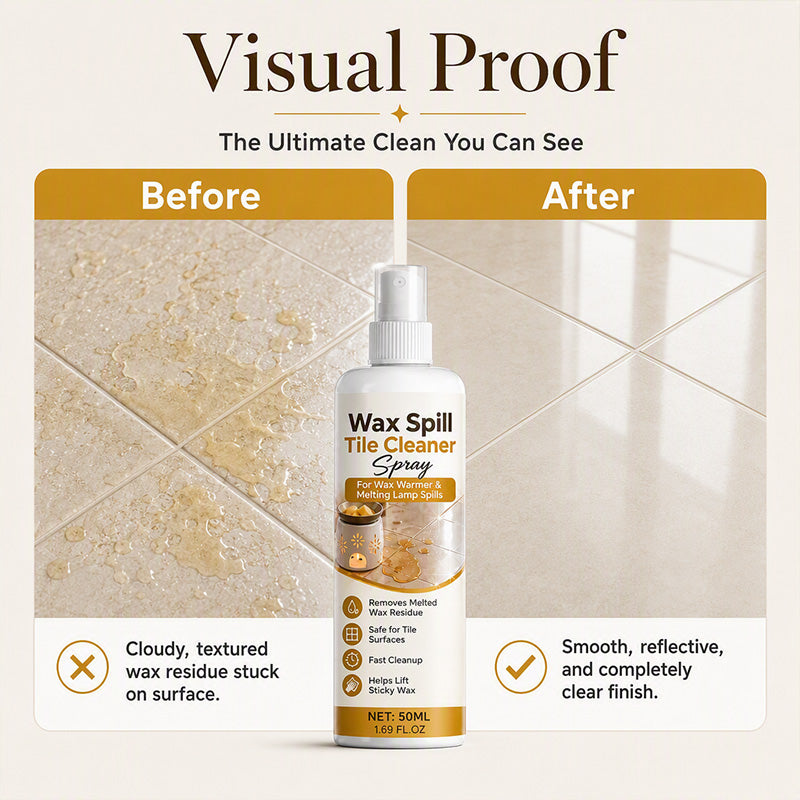 🎨 Wax & Candle Residue Remover – Dissolve Stubborn Wax for a Streak-Free Shine ✨