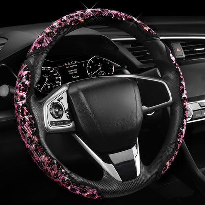 Sparkly Rhinestone Steering Wheel Cover