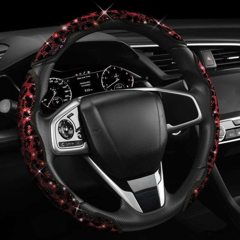 Sparkly Rhinestone Steering Wheel Cover