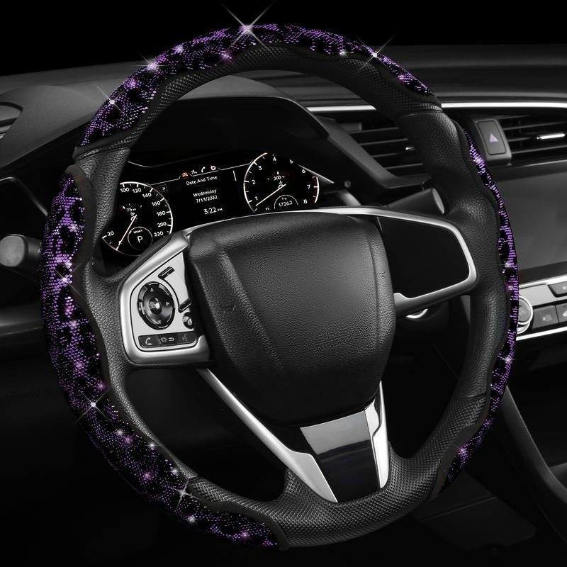 Sparkly Rhinestone Steering Wheel Cover