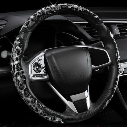 Sparkly Rhinestone Steering Wheel Cover