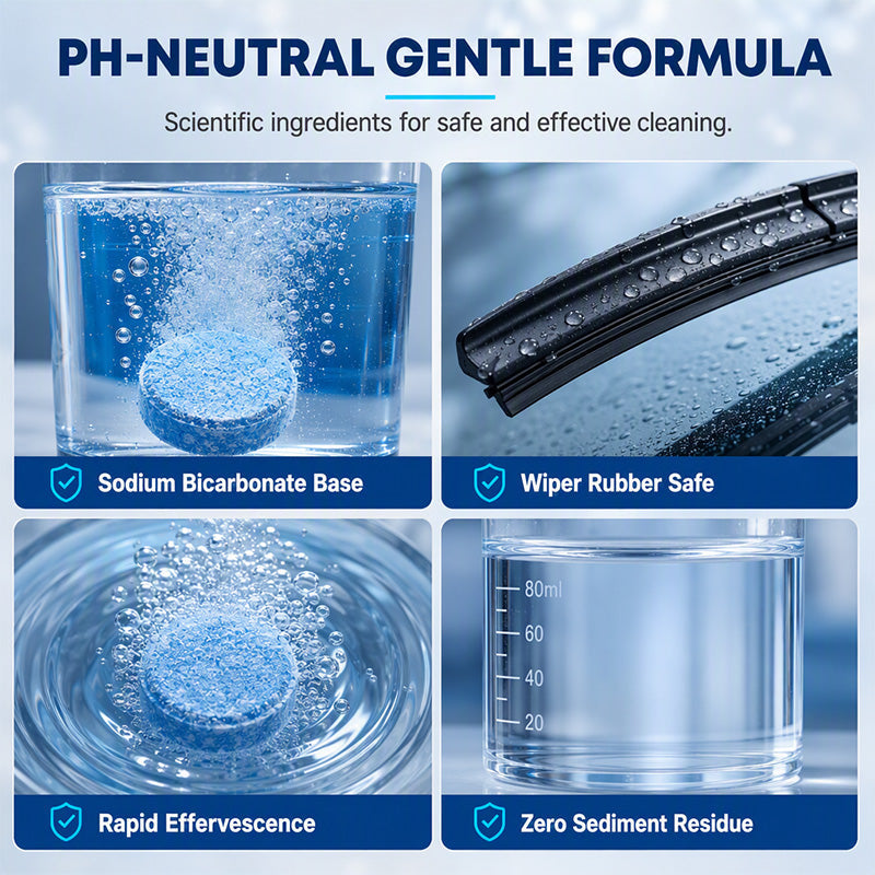 📢📢Buy 2 Get 1 Free ⏰Car Windshield Cleaning Effervescent Tablets