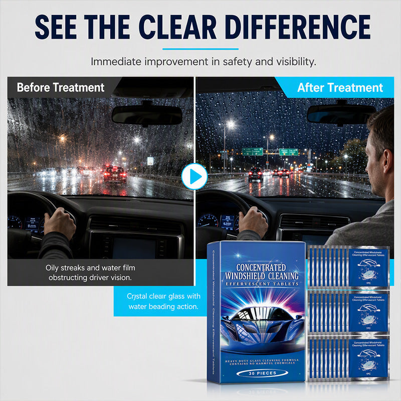 📢📢Buy 2 Get 1 Free ⏰Car Windshield Cleaning Effervescent Tablets