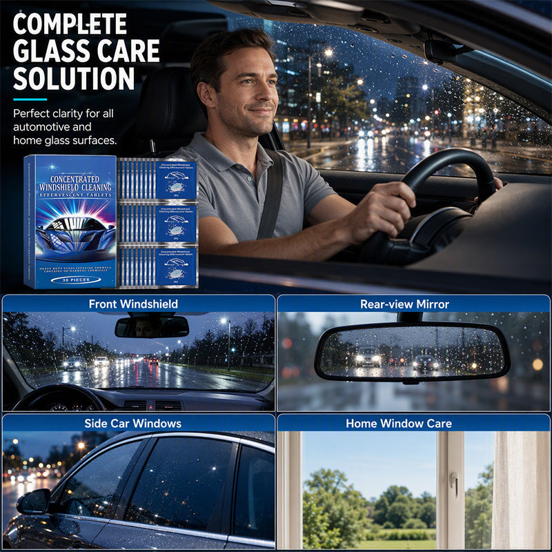 📢📢Buy 2 Get 1 Free ⏰Car Windshield Cleaning Effervescent Tablets
