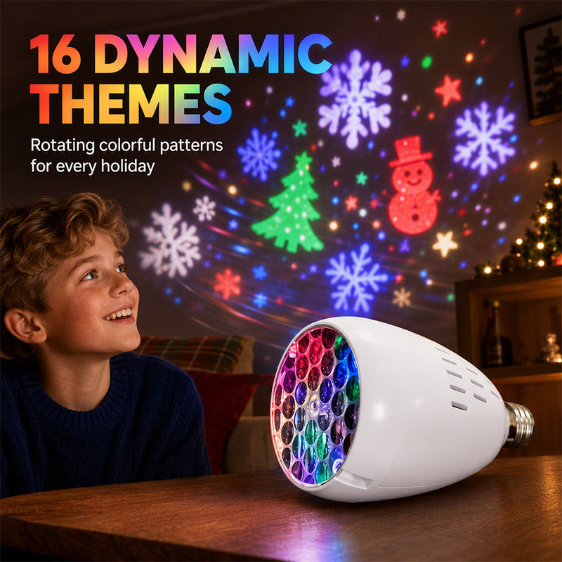 ✨ LIMITED‑TIME 50% OFF! 🎄 Christmas Projector Light Bulb – Rotating Patterns, HD Projection, Easy Setup 🎁