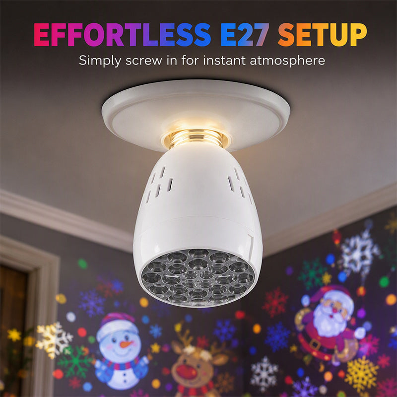 ✨ LIMITED‑TIME 50% OFF! 🎄 Christmas Projector Light Bulb – Rotating Patterns, HD Projection, Easy Setup 🎁