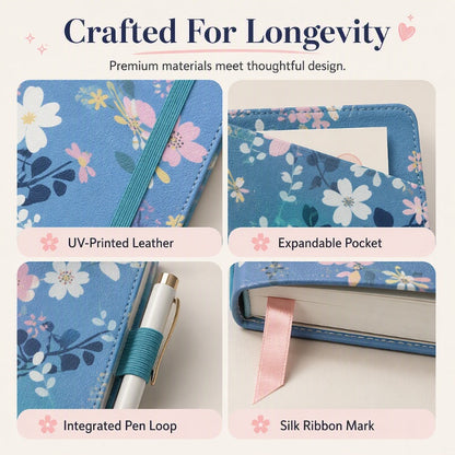 🌸📖 Elegant Floral 2027 Weekly Planner – A5 Organizer with Monthly Index Tabs & 100g Paper