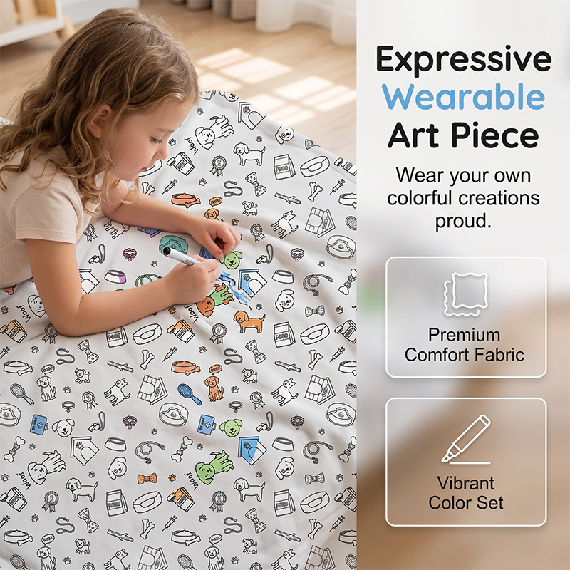🎉This Week's Special Sales - 60% OFF✨Creative Cozy Coloring Blanket Kit