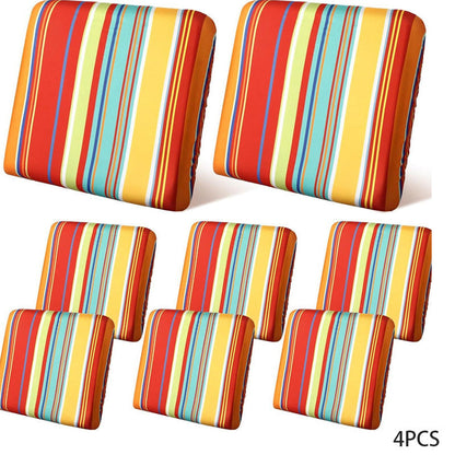 🌿 Stretch Patio Cushion Covers | 4/8PC Refresh
