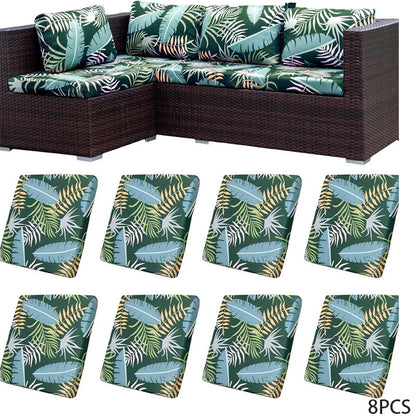 🌿 Stretch Patio Cushion Covers | 4/8PC Refresh