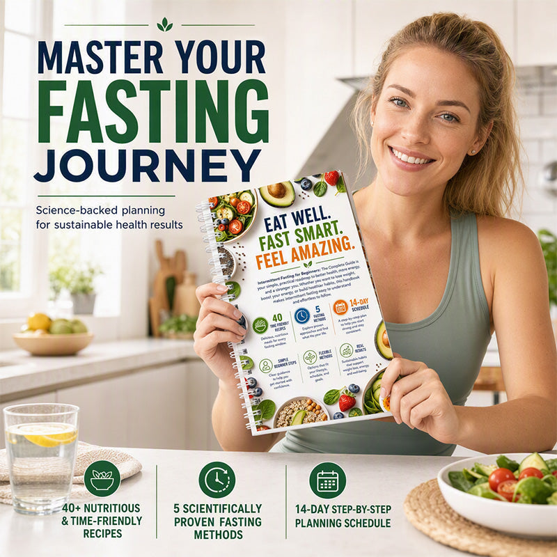 📖🥗 Intermittent Fasting Guide for Beginners – 14-Day Starter Plan with 40+ Recipes