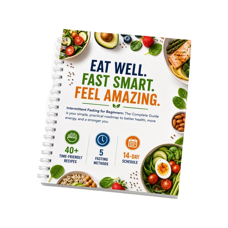 📖🥗 Intermittent Fasting Guide for Beginners – 14-Day Starter Plan with 40+ Recipes