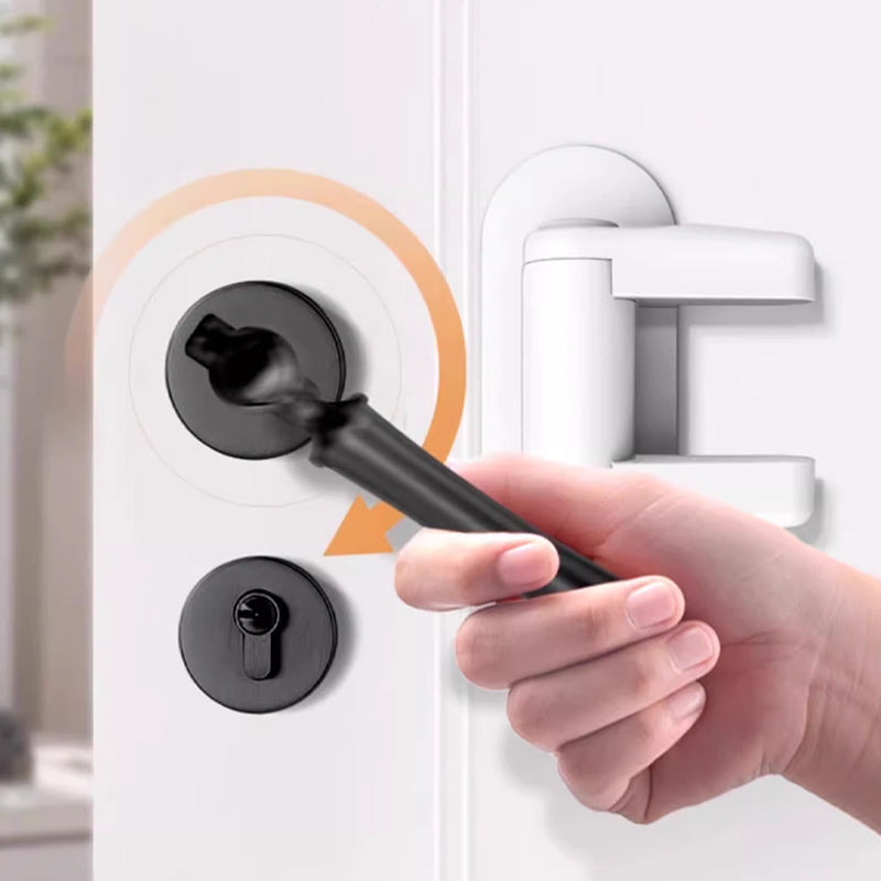 Easy Sticky Installation Door Lever Lock