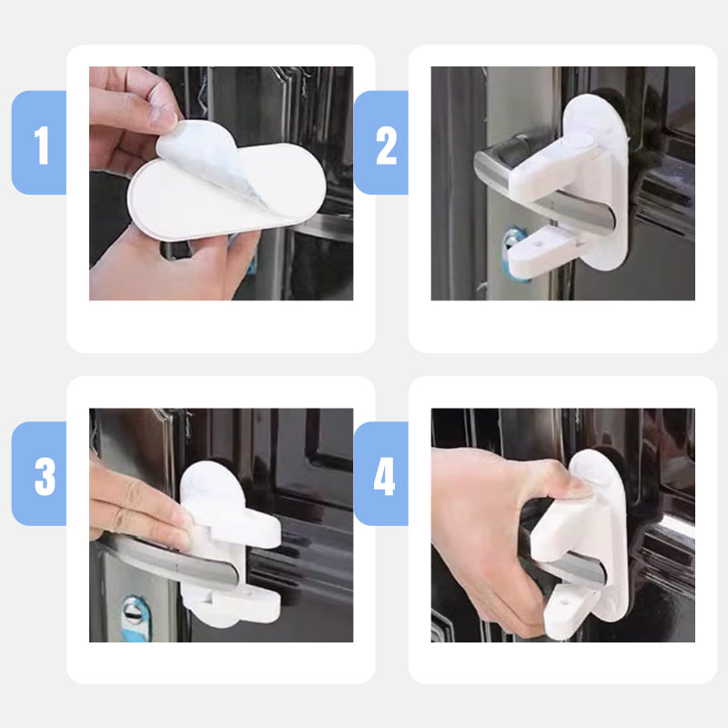 Easy Sticky Installation Door Lever Lock