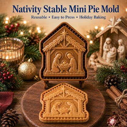 Christmas Theme Mini Pie Mold for Holiday Baking