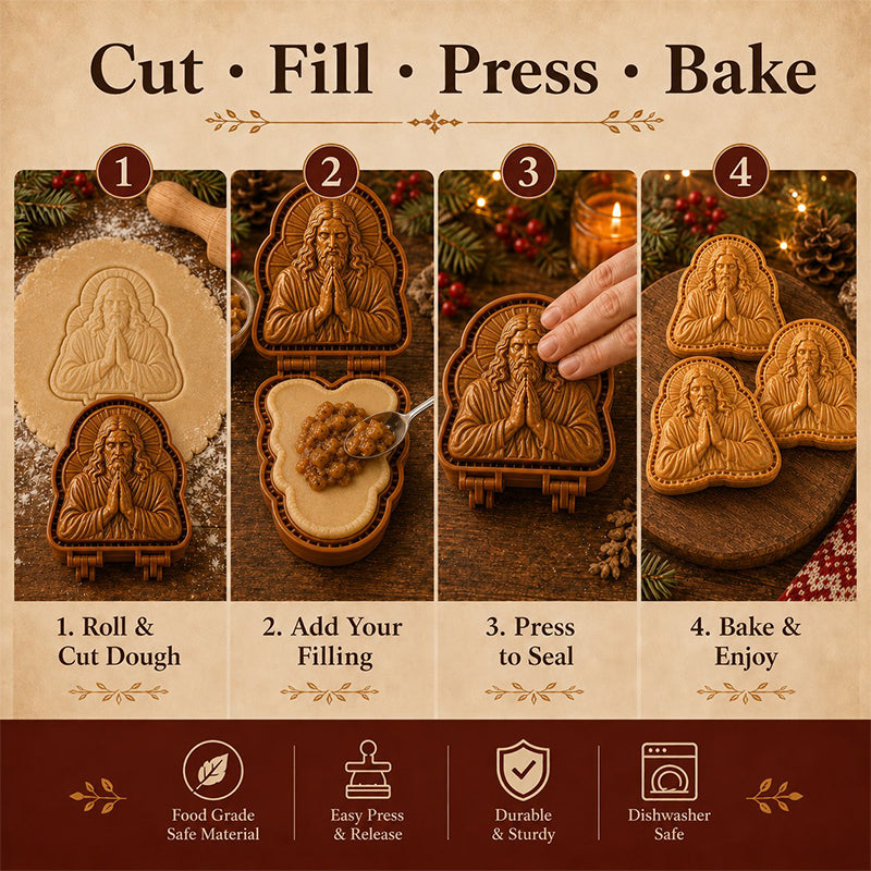 Christmas Theme Mini Pie Mold for Holiday Baking