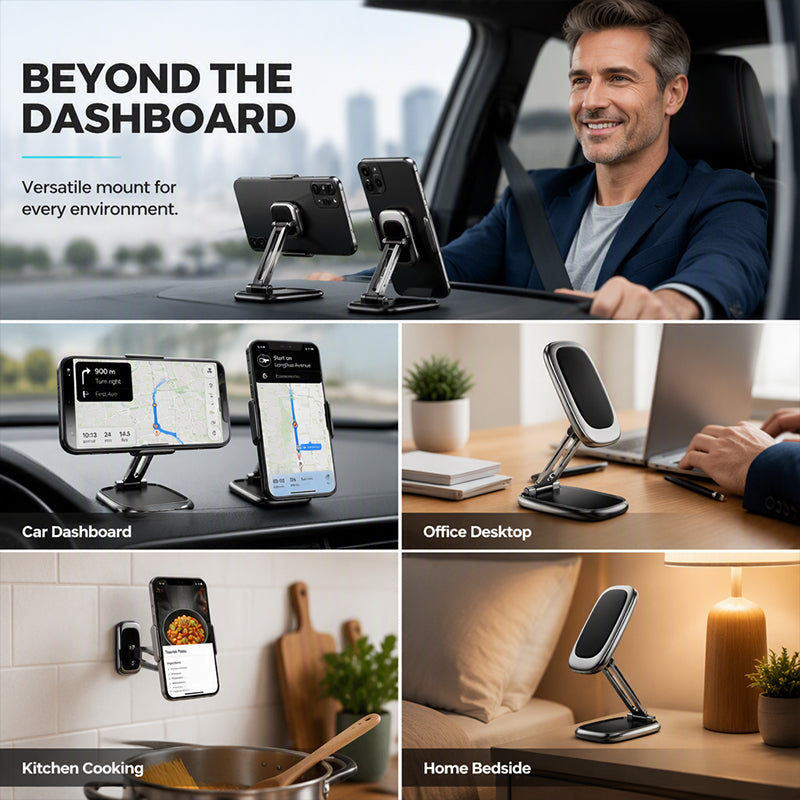 360° Rotatable Magnetic Car Phone Mount