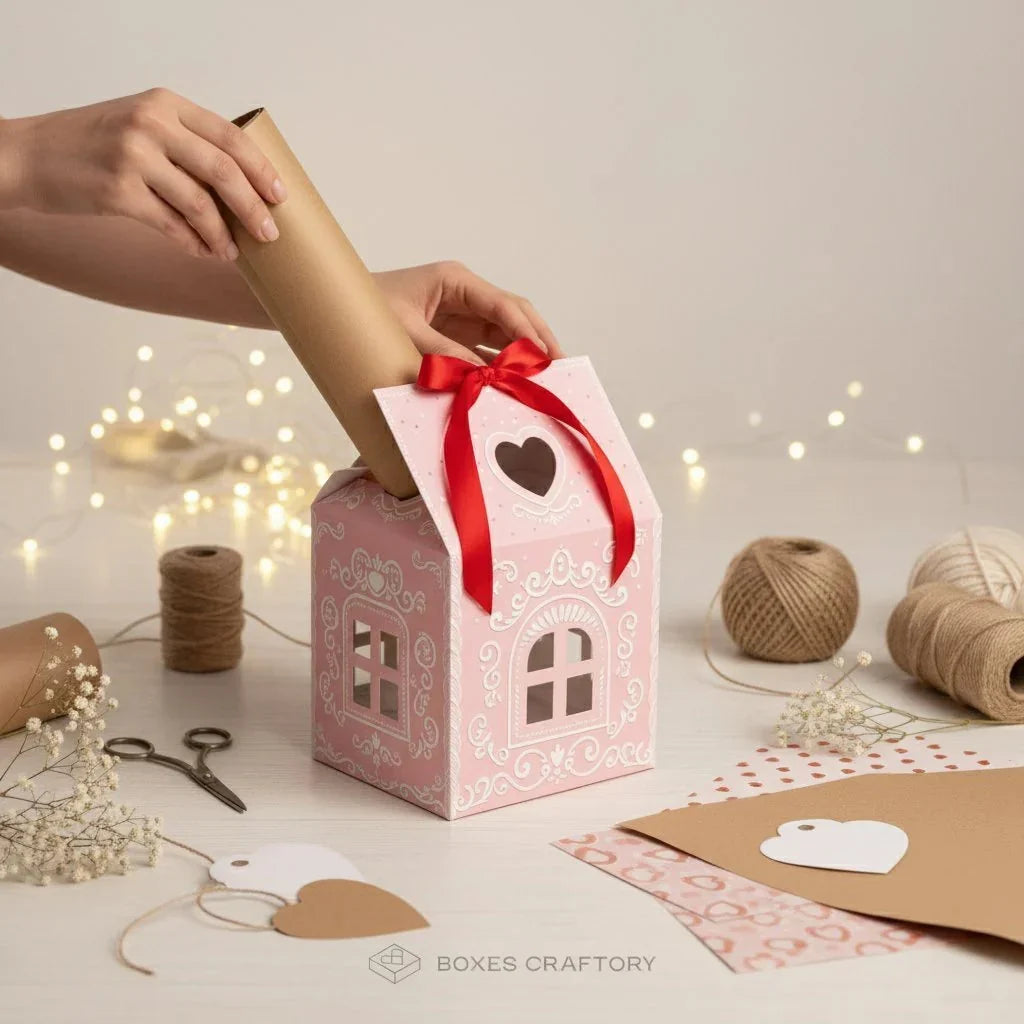 🌲Christmas Fairytale Cottage🎁Gift Box