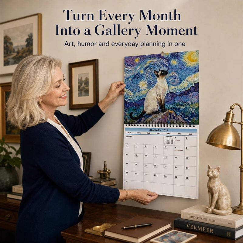 😸 LIMITED-TIME 50% OFF! 💥 2027 Funny Cat Meme Calendar – Cheerful Painterly Art, Easy Monthly Planning & Gift-Ready Charm – Brightens Any Room All Year ✨