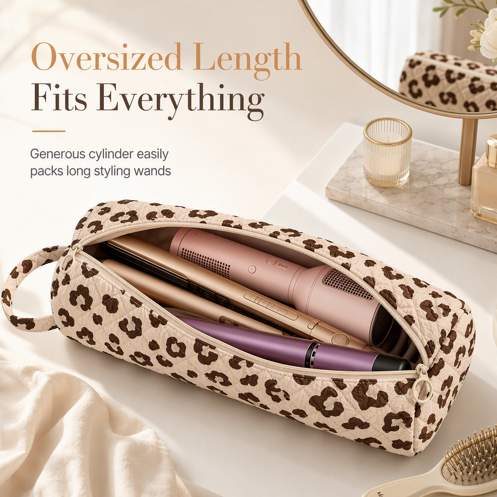 ✈️ LIMITED‑TIME 50% OFF! 💼 Portable Quilted Hair Tool Storage Bag – Padded, Spacious, Travel‑Friendly ✨