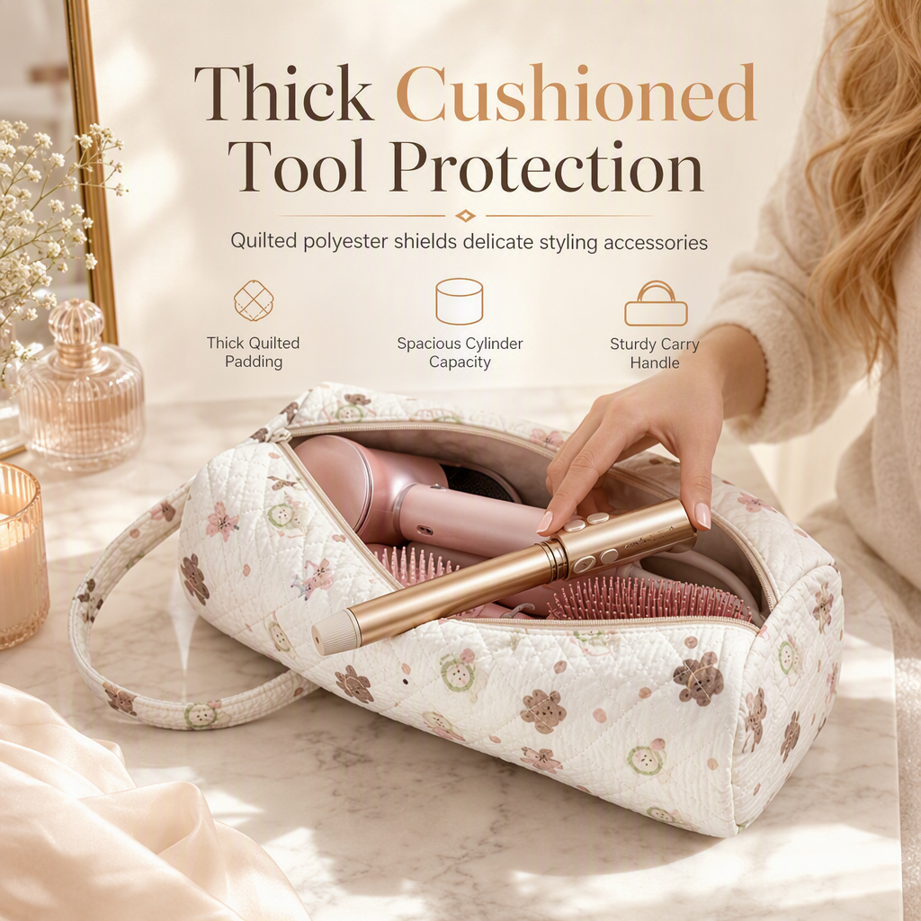 ✈️ LIMITED‑TIME 50% OFF! 💼 Portable Quilted Hair Tool Storage Bag – Padded, Spacious, Travel‑Friendly ✨