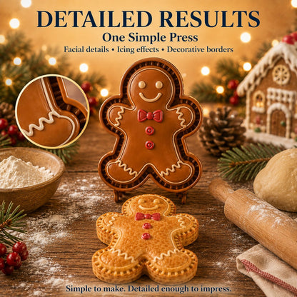 🎄🥧 Christmas Mini Pie Mold – Festive Press Maker for Santa, Gingerbread & Reindeer Pastries