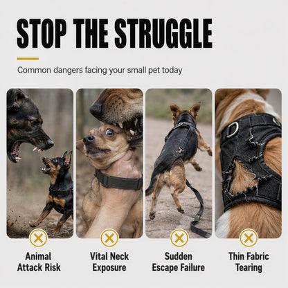 🐕🛡️ Tactical Dog Harness with Protective Spikes – Safety and Style for Your Loyal Companion