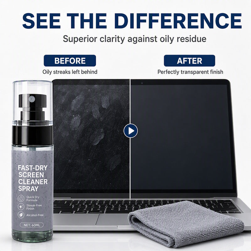Streak-Free Fast-Dry Screen Cleaner Spray