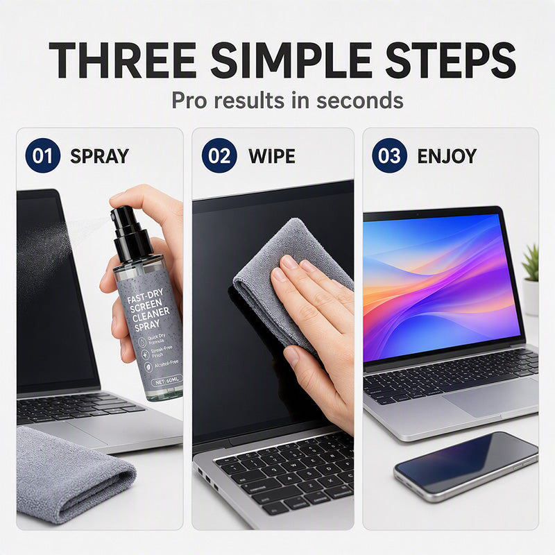 Streak-Free Fast-Dry Screen Cleaner Spray