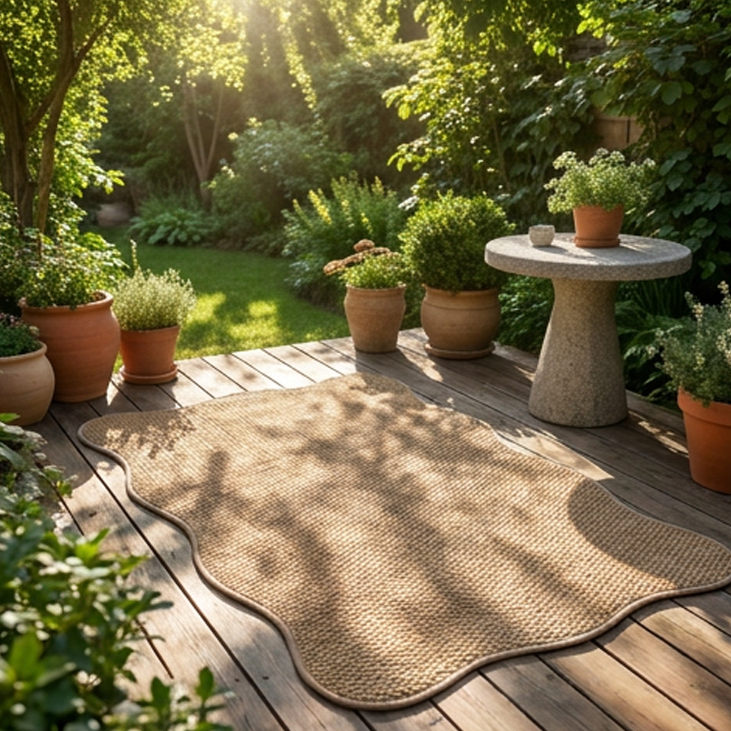 Non-Slip Faux Jute Runner Rug