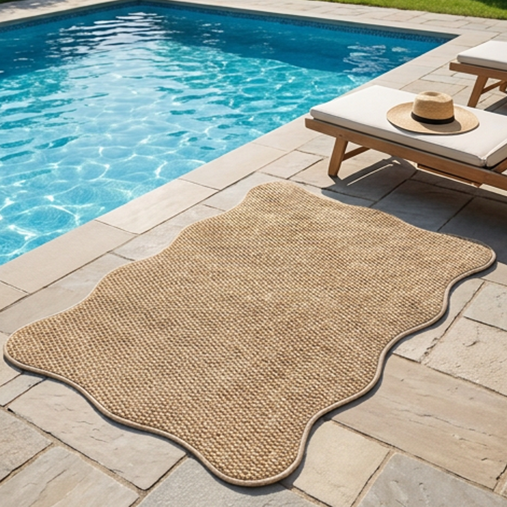 Non-Slip Faux Jute Runner Rug