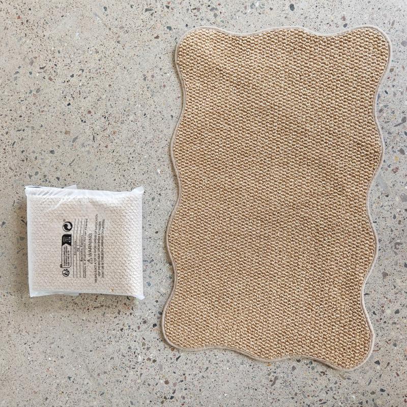 Non-Slip Faux Jute Runner Rug